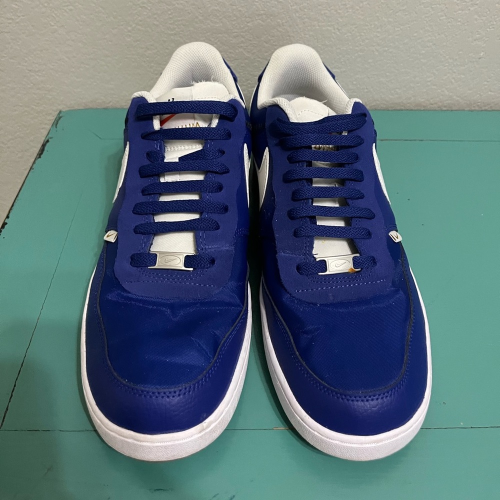 Nike Men’s Court Vision Low Premium Royal Blue Shoes - Size 12 DJ2001-400